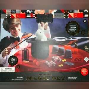 FAO Schwarz Magic Set with Red and Black Accents New and unused